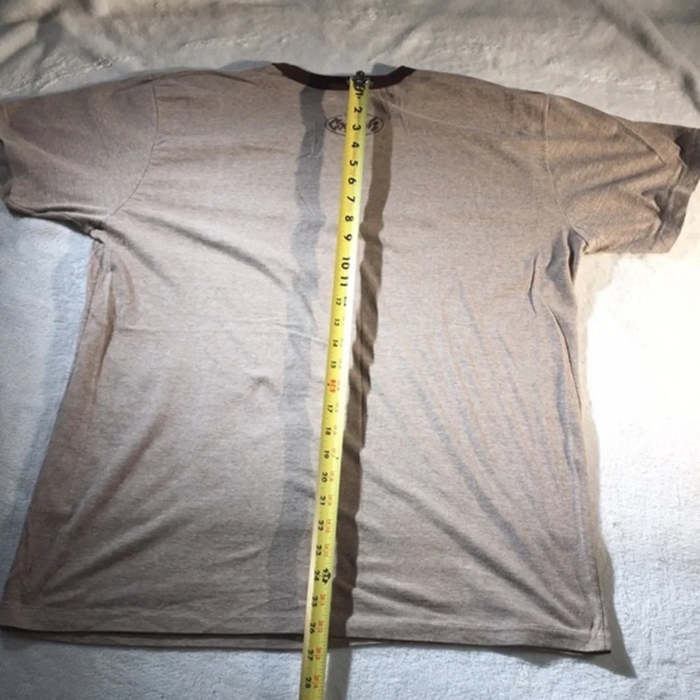 Cooyah Vintage Afro Soul Man on Tan Graphic Short Sleeved T-shirt